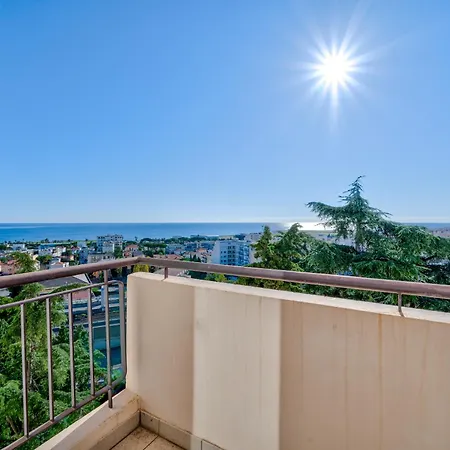 Superbe 3p Vue Avec Parking Nizza